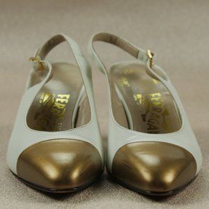 Ferragamo Shoes Gold Toe